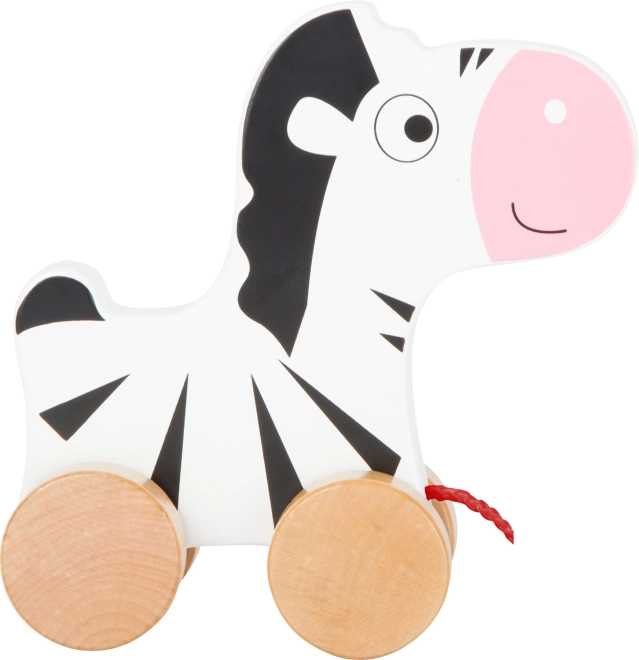 Small Foot Wooden Pull-along Zebra