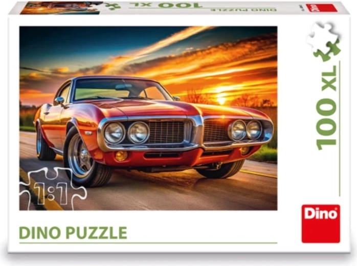 Dino Puzzle Firebird at Sunset XL 100 Pieces