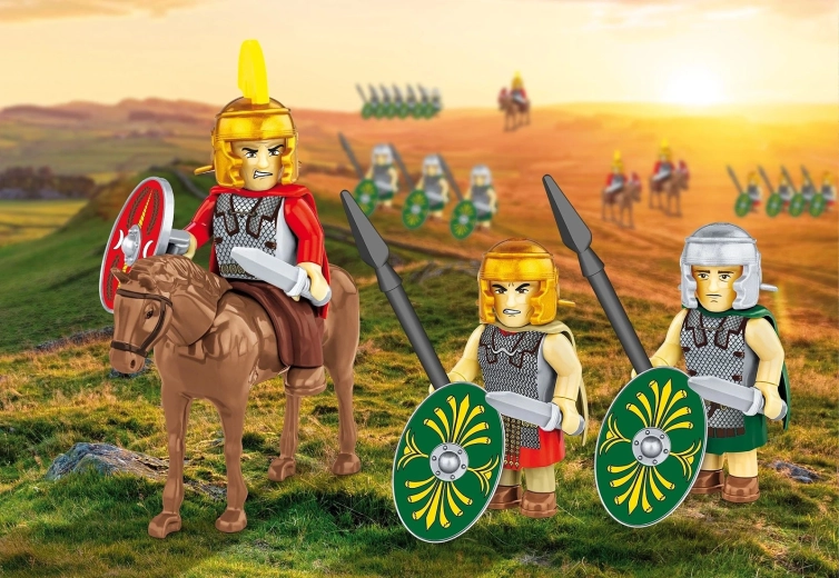 Cavalryman with horse for dynamic maneuvers