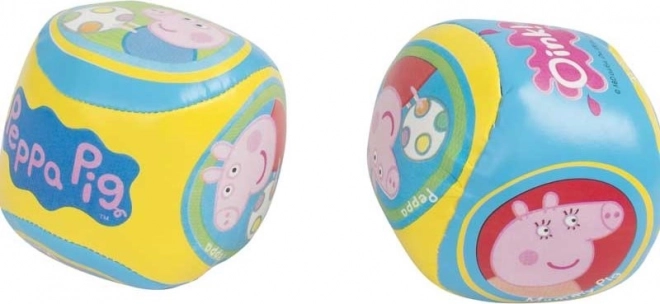 minkštas kamuoliukas su Peppa Pig (paršiuko Pepos) motyvu