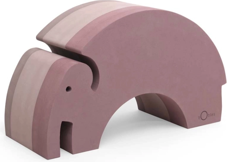 bObles Elephant vintage rose – sensory balance toy made of EVA foam