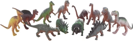 Plastikinis dinozauras 13 cm