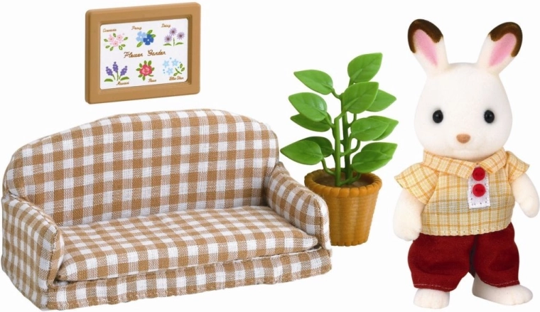 Furniture for Chocolate Rabbits – Father on the Sofa