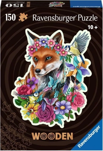 Wooden Puzzle Colorful Fox 150 Pieces RAVENSBURGER