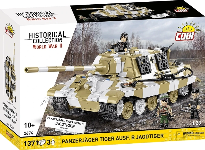 Konstruktorius COBI Panzerjäger Tiger Ausf. B Jagdtiger 1:28 (1371 detalės)