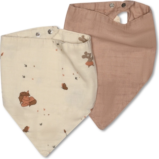 Nuuuroo Villads muslino seilinukai unicorn/rose dust – 2 vnt.