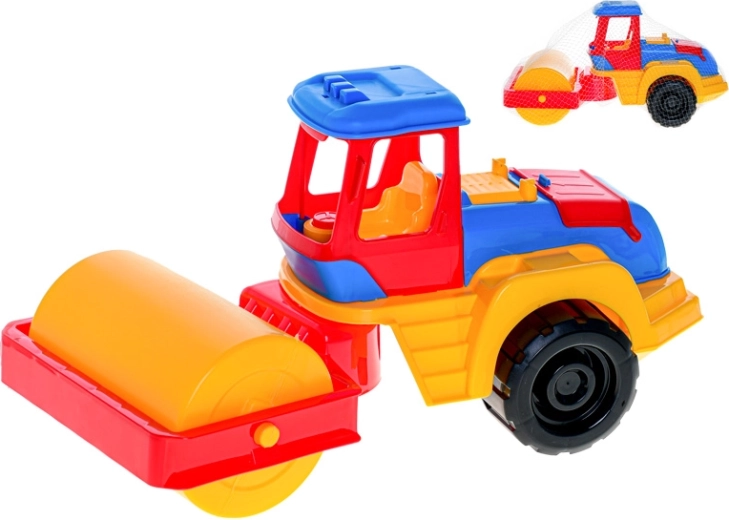 Plastikinis kelio volas 36 cm su inerciniu važiavimu tinklelyje