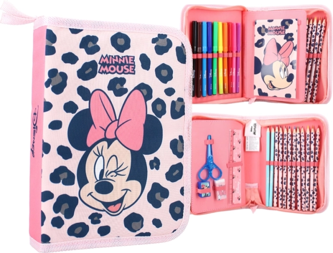 Komplektuotas Disney Minnie mokyklinis penalas
