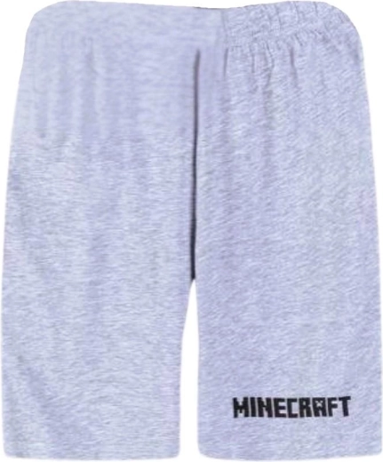 Pilki Minecraft šortai