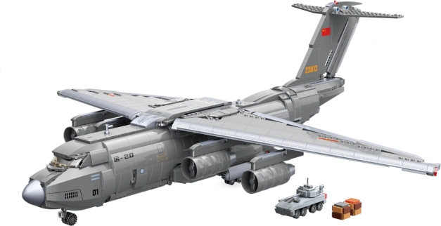 Qman kovinė zona transportinis lėktuvas Xian Y-20 1:72 konstruktorius