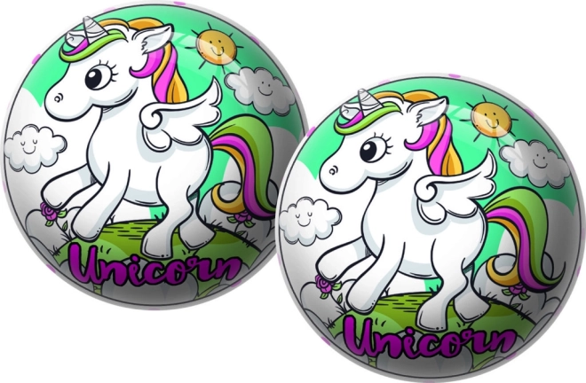 Children's unicorn ball 23 cm