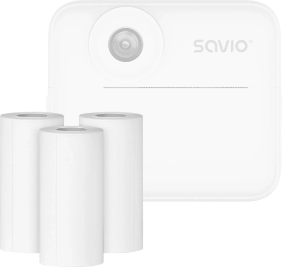 Terminio popieriaus ritinėliai momentiniam fotoaparatui Savio AN-01, 57 × 23 mm, 5 m (3 vnt. rinkinys)