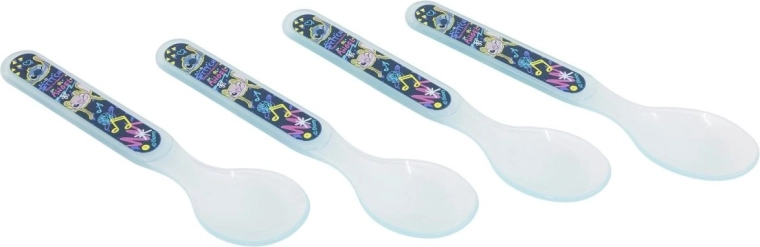Stor vaikiškų šaukštelių rinkinys Stitch (4 vnt.)