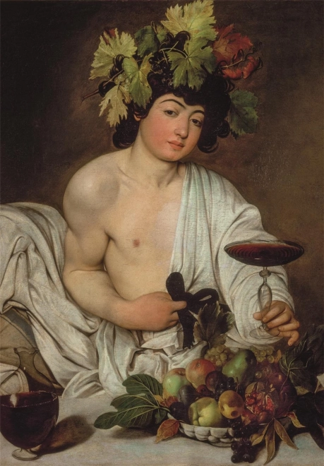 1000 dalių dėlionė „Museum“ Caravaggio „Bacchus“
