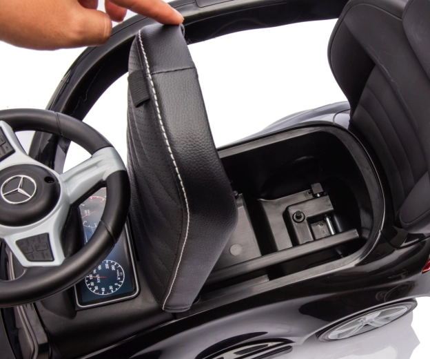 Storage space under the seat