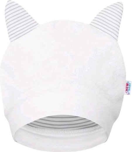 Prabangi vaikiška žieminė kepurė su ausytėmis New Baby Snowy Collection 62 (3–6 mėn.)