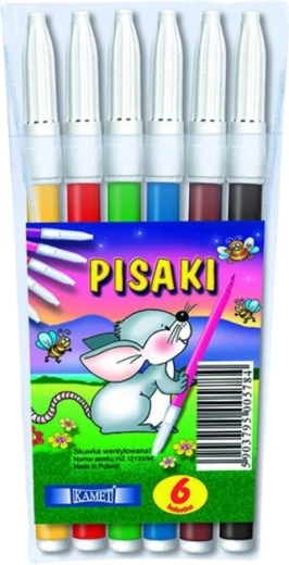 Flomasteriai KAMET 6 spalvos