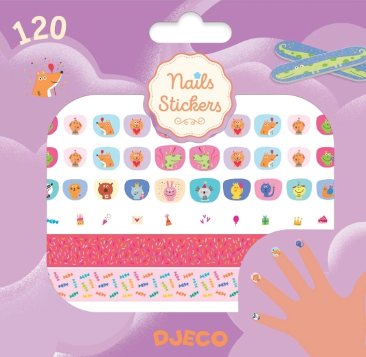 Nail Stickers Happy Birthday DJECO