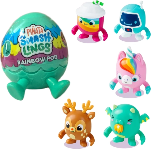 Piñata Smashlings Rainbow Pod – atsitiktinė figūrėlė kiaušinėlyje