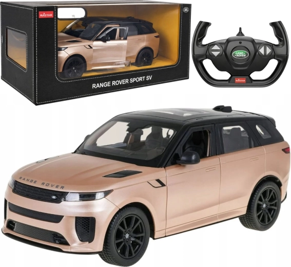 Rastar RC RANGE ROVER SPORT SV 1:14 auksinis nuotoliniu būdu valdomas modelis
