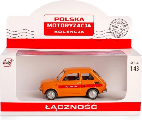 Metalinis FIAT 126p modelis 1:43 – pašto leidimas