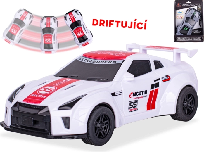 Drifto automobilis su smagračiu 16 cm
