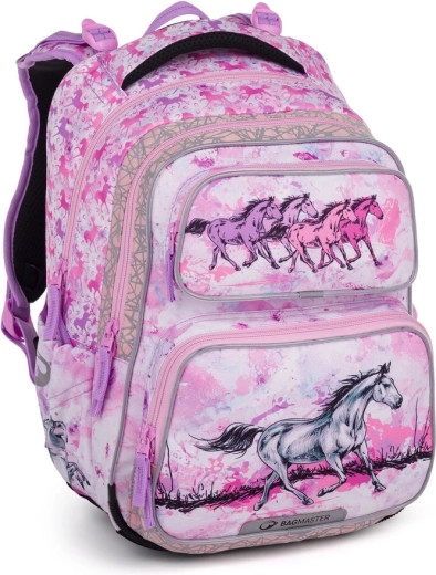 Bagmaster mokyklinė kuprinė dopi 24 a – arklys