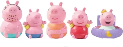 5 „Peppa Pig“ personažai vienoje pakuotėje