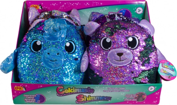 Big Mascot with Sequins Cekinusie Shimmeez 36 cm mix of 8 patterns