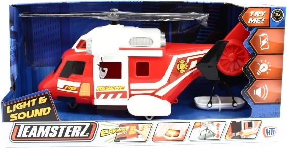 Teamsterz firefighter rescue helicopter with lights and sounds