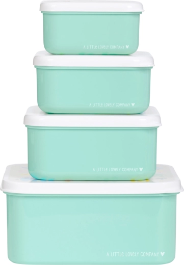 A Little Lovely Company set of four jungle snack boxes - 4 pcs