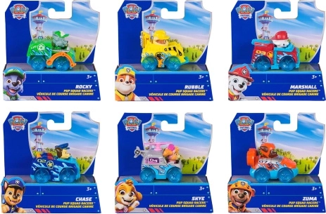 Šunyčių patruliai PUP Squad mažos transporto priemonės su figūrėle