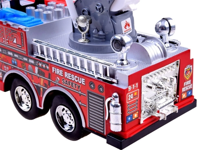 Light and sound effects like a real emergency response