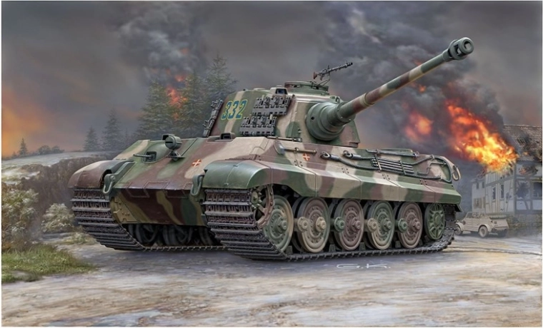 Plastic model Tiger II Henschel Turret