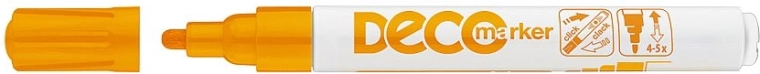 Lakinis žymeklis ICO Deco oranžinis
