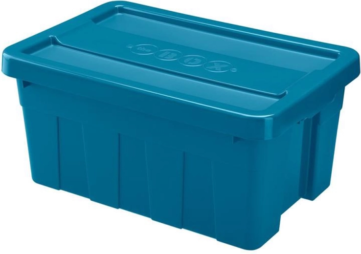 Plastikinė laikymo dėžė su dangčiu HEIDRUN 45 l