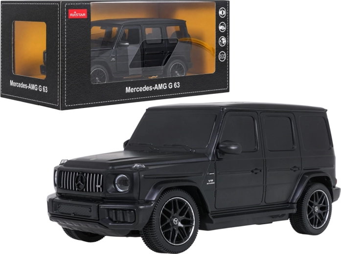 Metal Mercedes-AMG G 63 RASTAR model, 1:24 scale, black