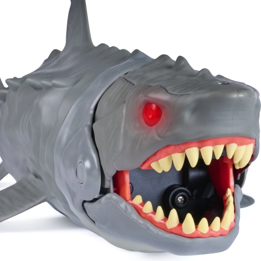 Interactive Megalodon responding to movement