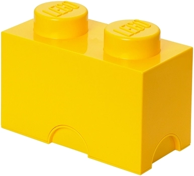 Lego storage box 2 – yellow