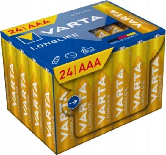 Varta Longlife Power šarminės baterijos AAA 24 vnt.