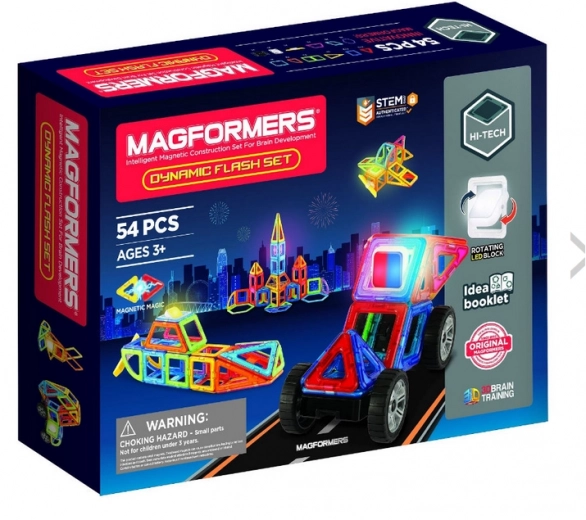 Magnetinis konstruktorius Magformers Dynamic Flash 54 dalių