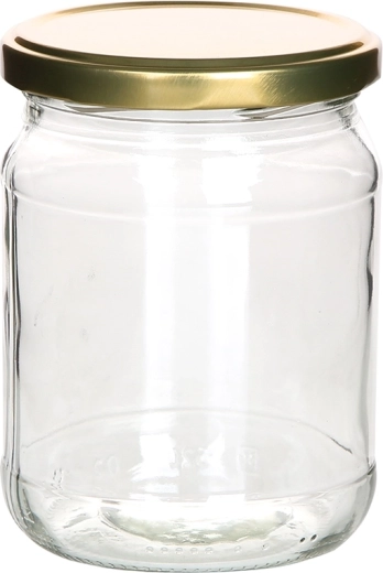 Elegant gold lid for reliable sealing