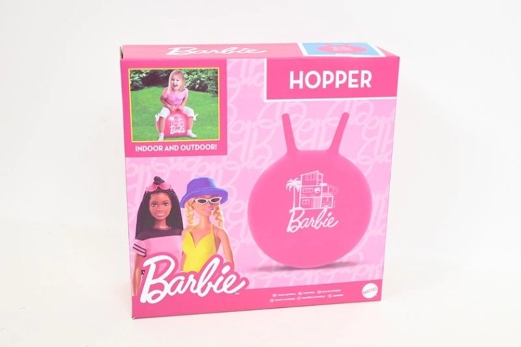 Barbie šokinėjimo kamuolys 50 cm su rankenomis