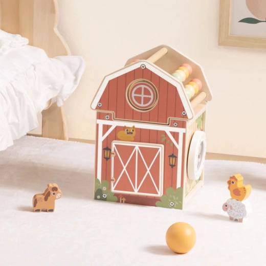 Learning through play with the roof abacus
