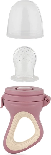 Petite&Mars silikoninis maitinimo čiulptukas Fruzi rose & sand 6 mėn.+