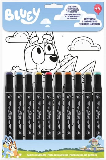 Tapyba pagal skaičius Bluey