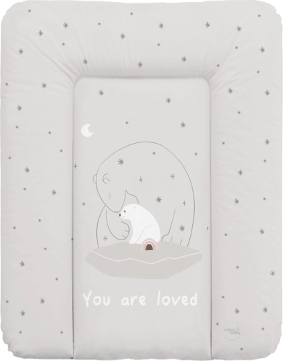 Ceba Baby minkštas vystymo kilimėlis Basic Polar Bears 50 × 70 cm