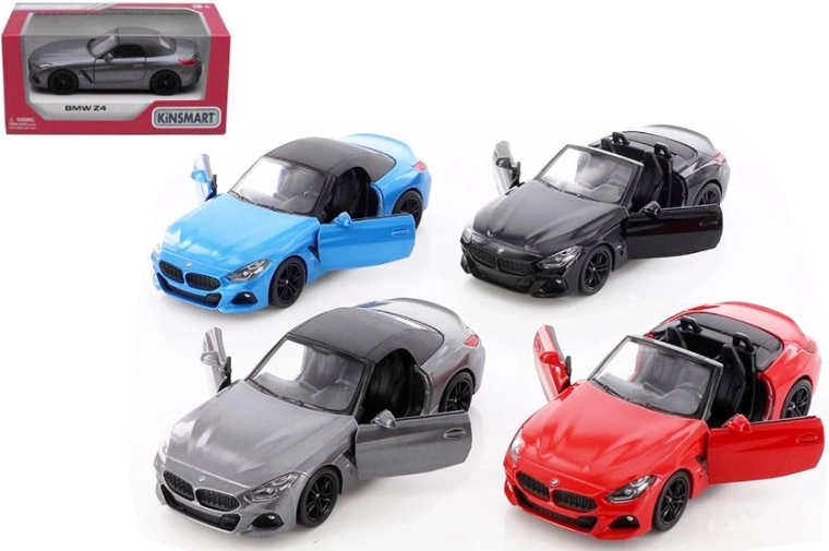 Metalinė BMW Z4 automobilio modelis 1:34 su Pull Back pavara