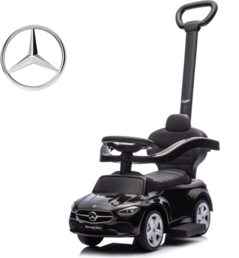 Stumdomas paspirtukas su valdymo rankena MERCEDES C‑Class, juodas