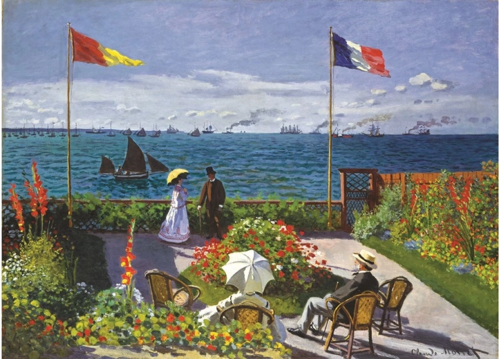 Puzzle Garden at Sainte-Adresse 1000 pieces EUROGRAPHICS
